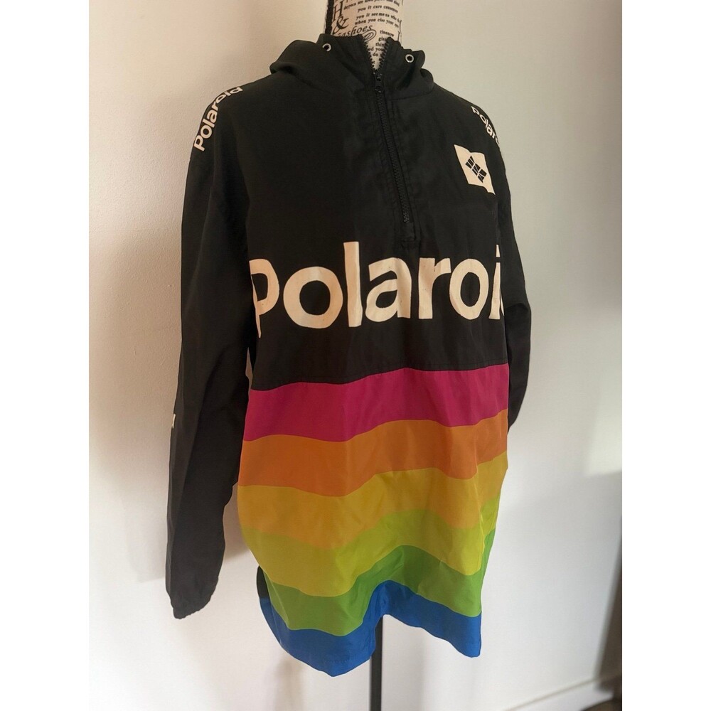 Polaroid Rainbow Anorak Jacket Black M